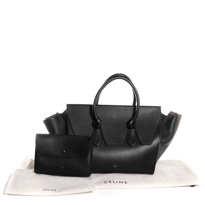 Celine Smooth Calfskin Large Tie Knot Tote Black 7 of 28