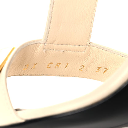 Valentino Garavani Calfskin Roman Stud 90mm Sandals 37 Light Ivory 7 of 11