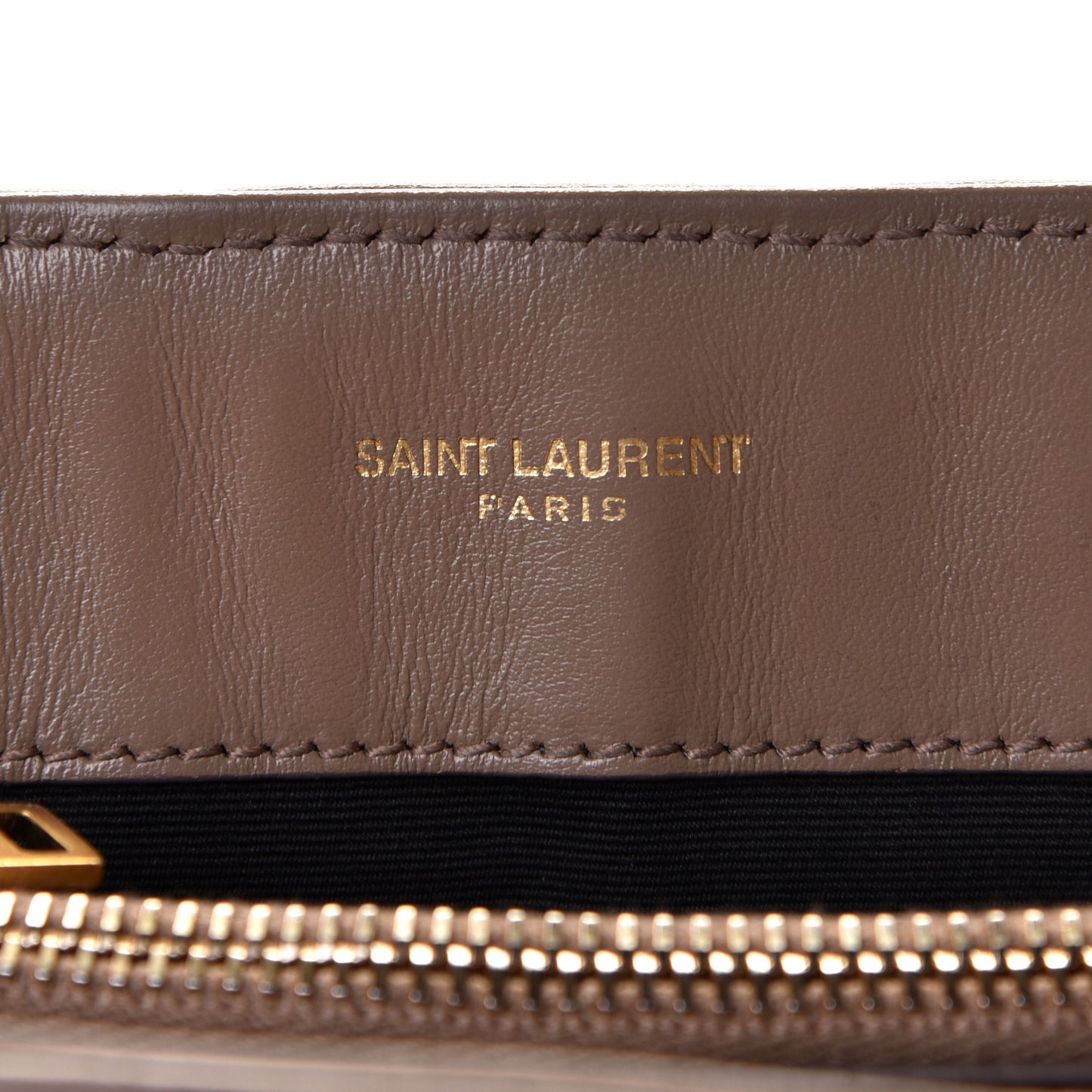 Calfskin Y Quilted Monogram Small Loulou Chain Satchel Taupe