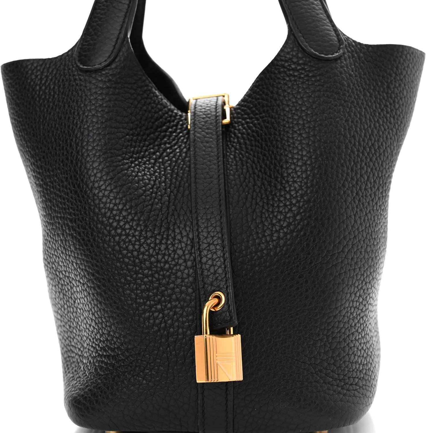 Hermes Taurillon Clemence Picotin Lock 18 PM Black 8 of 11