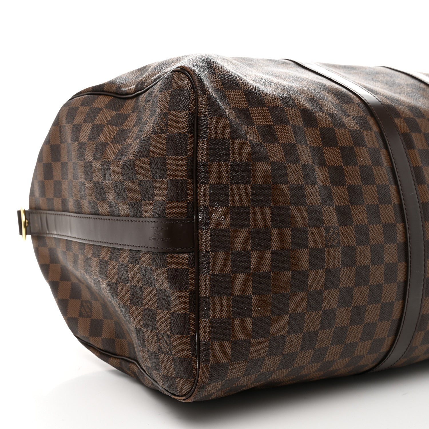 Louis Vuitton Damier Ebene Keepall Bandouliere 55 11 of 12