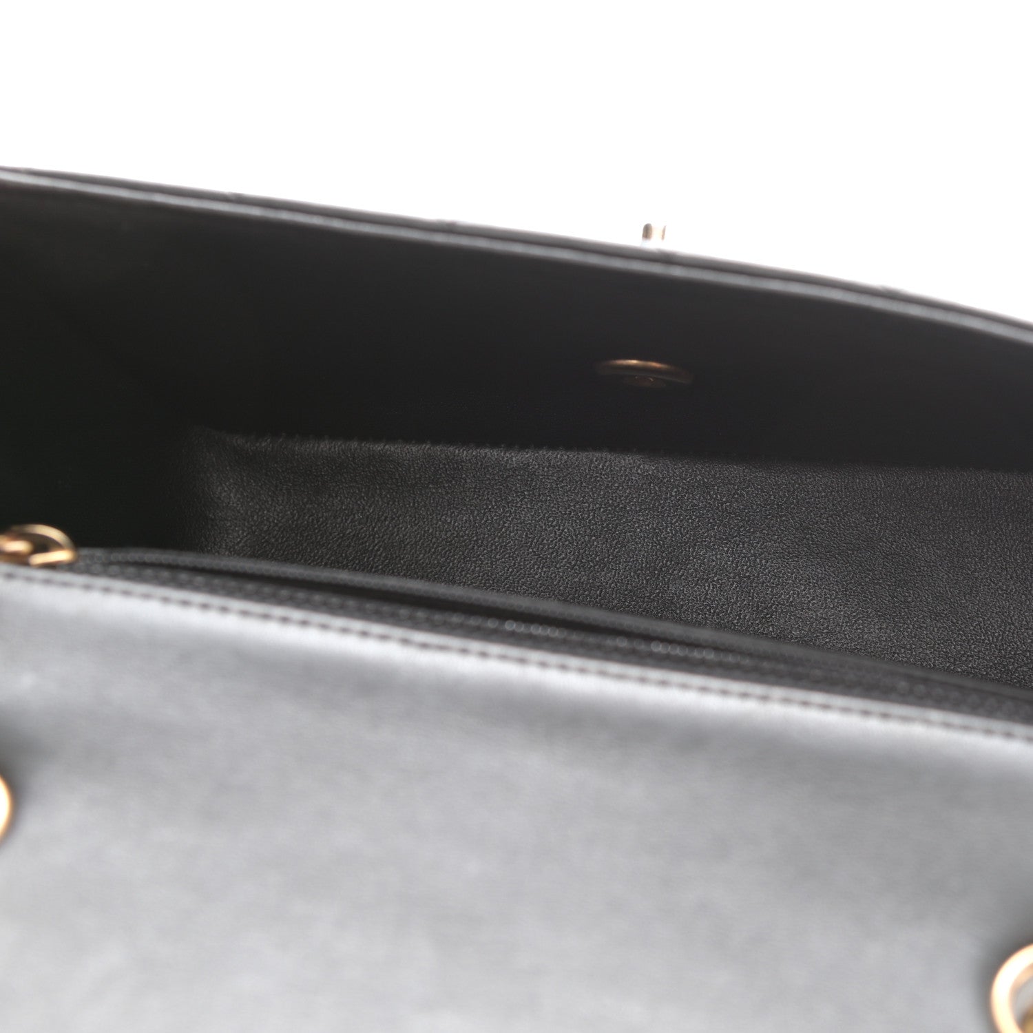 Chanel Lambskin Quilted Mini Rectangular Flap Black 5 of 8