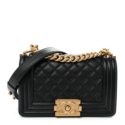 Chanel Calfskin Quilted Small Boy Flap Black 1 of 10