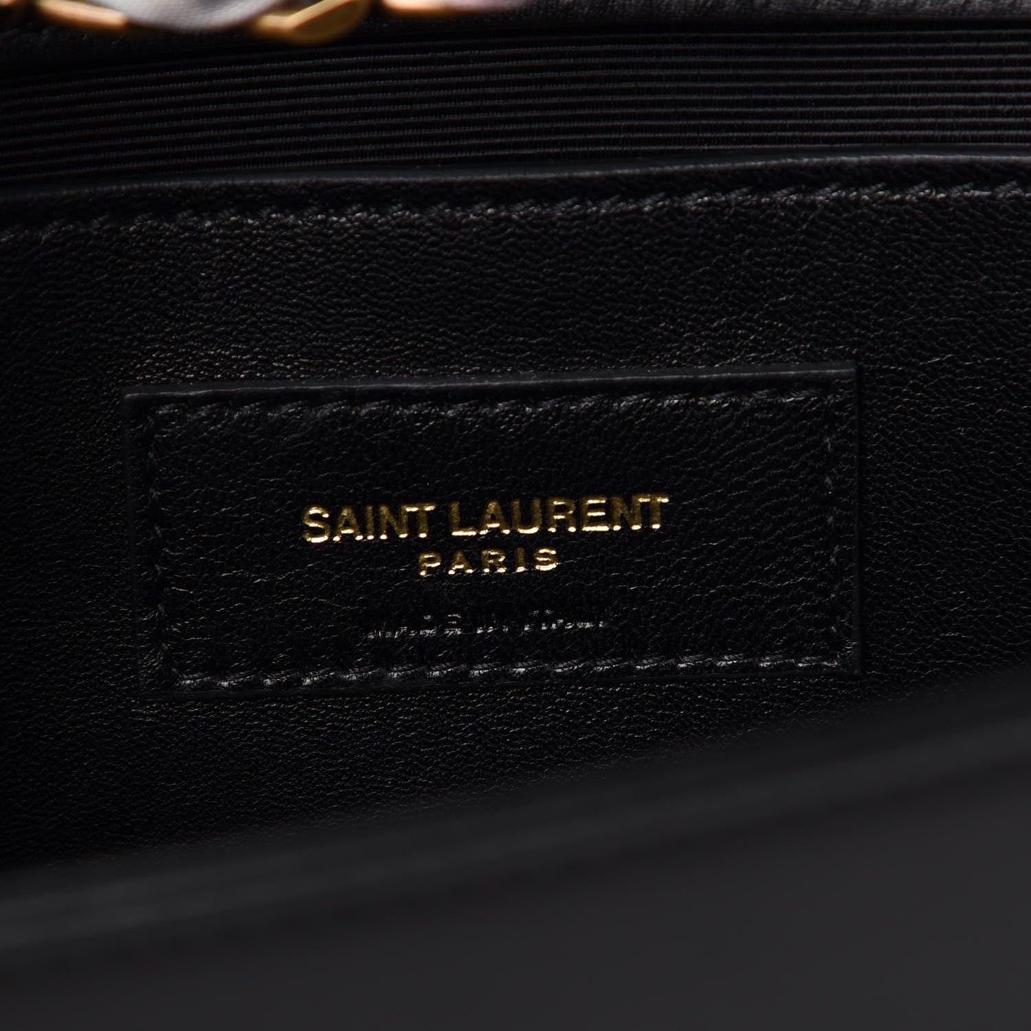 Saint Laurent Calfskin Medium Monogram Kate Satchel Black Multicolor 8 of 10