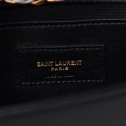 Saint Laurent Calfskin Medium Monogram Kate Satchel Black Multicolor 8 of 10