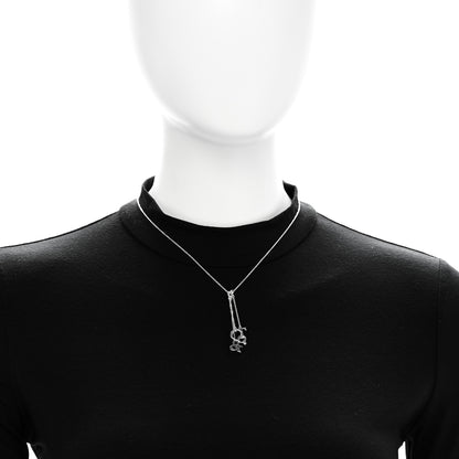 Tiffany Sterling Silver Letters Lariat Necklace 2 of 5