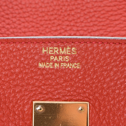 Hermes Togo Birkin 35 Rouge Casaque 24 of 29
