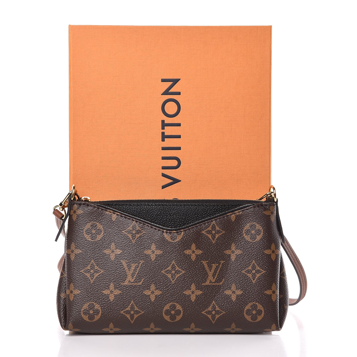 Monogram Pallas Clutch Black