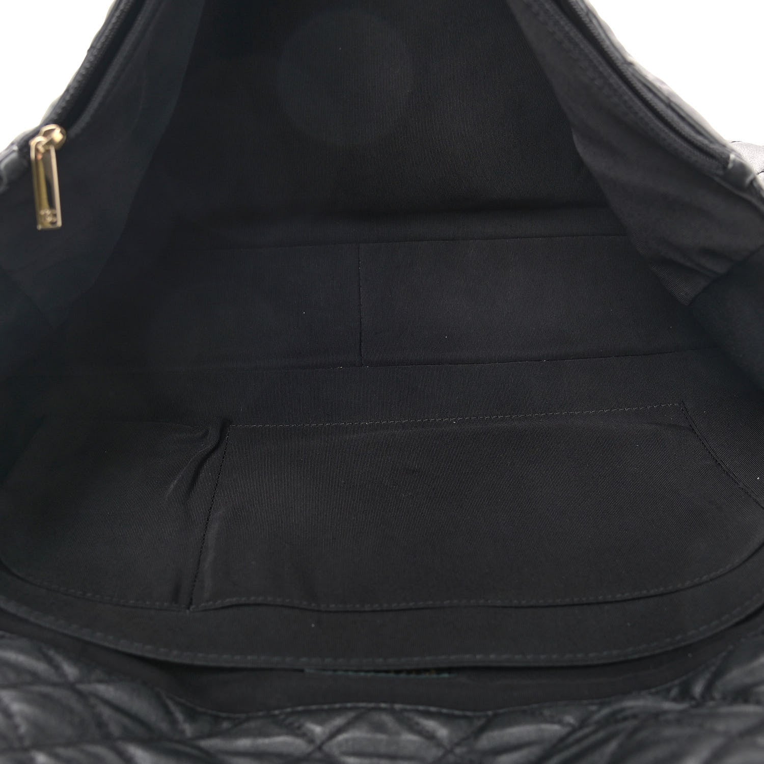 Chanel Calfskin Quilted XXL Travel Flap Bag Black 5 of 12