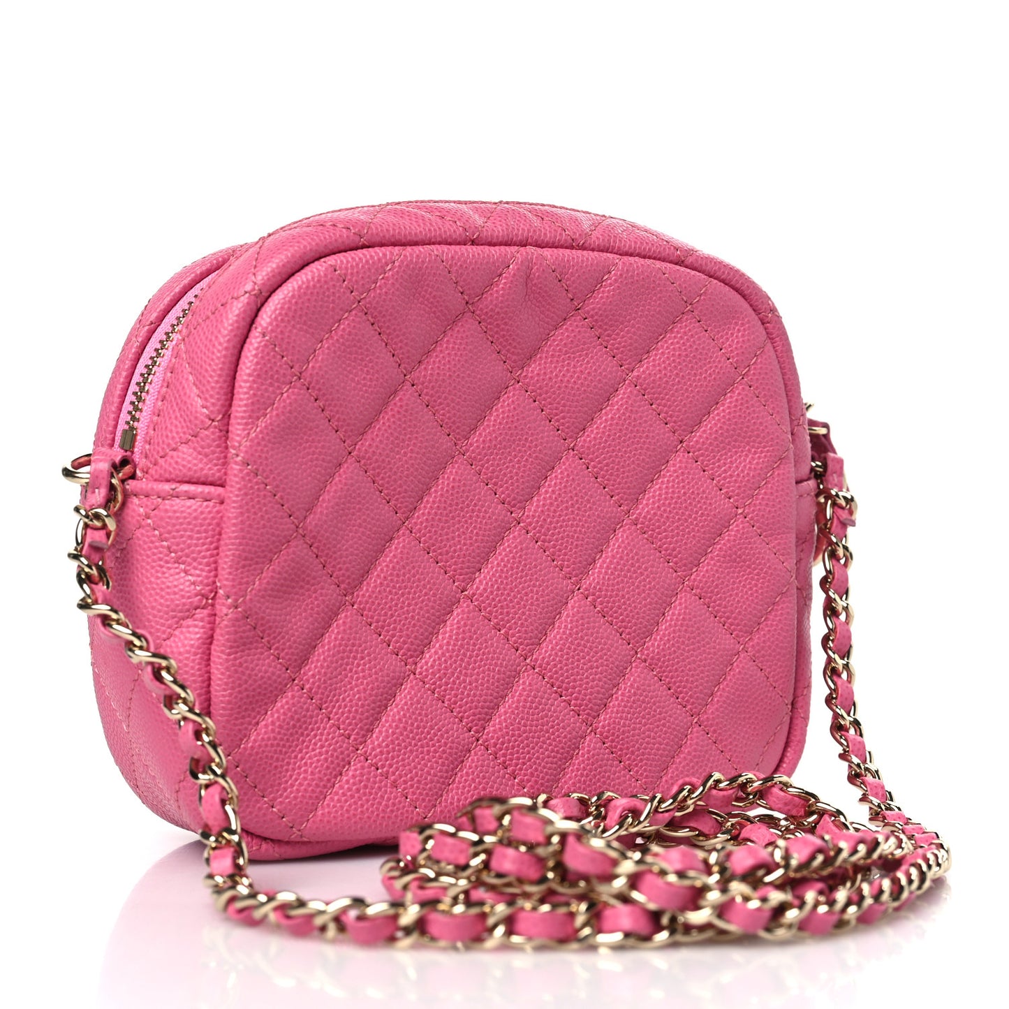 Caviar Quilted CC Day Camera Case Pink