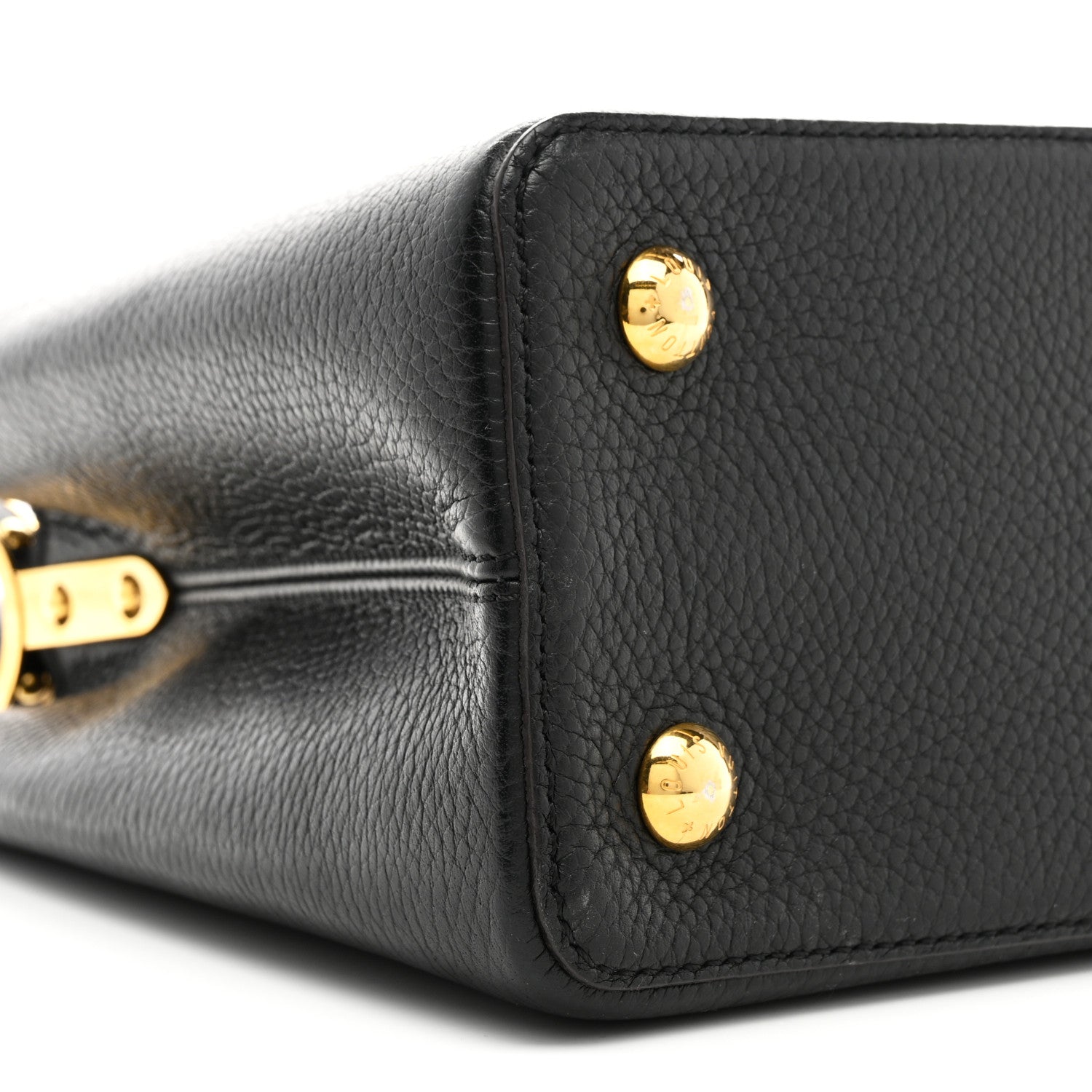 Louis Vuitton Taurillon Capucines PM Black 8 of 14