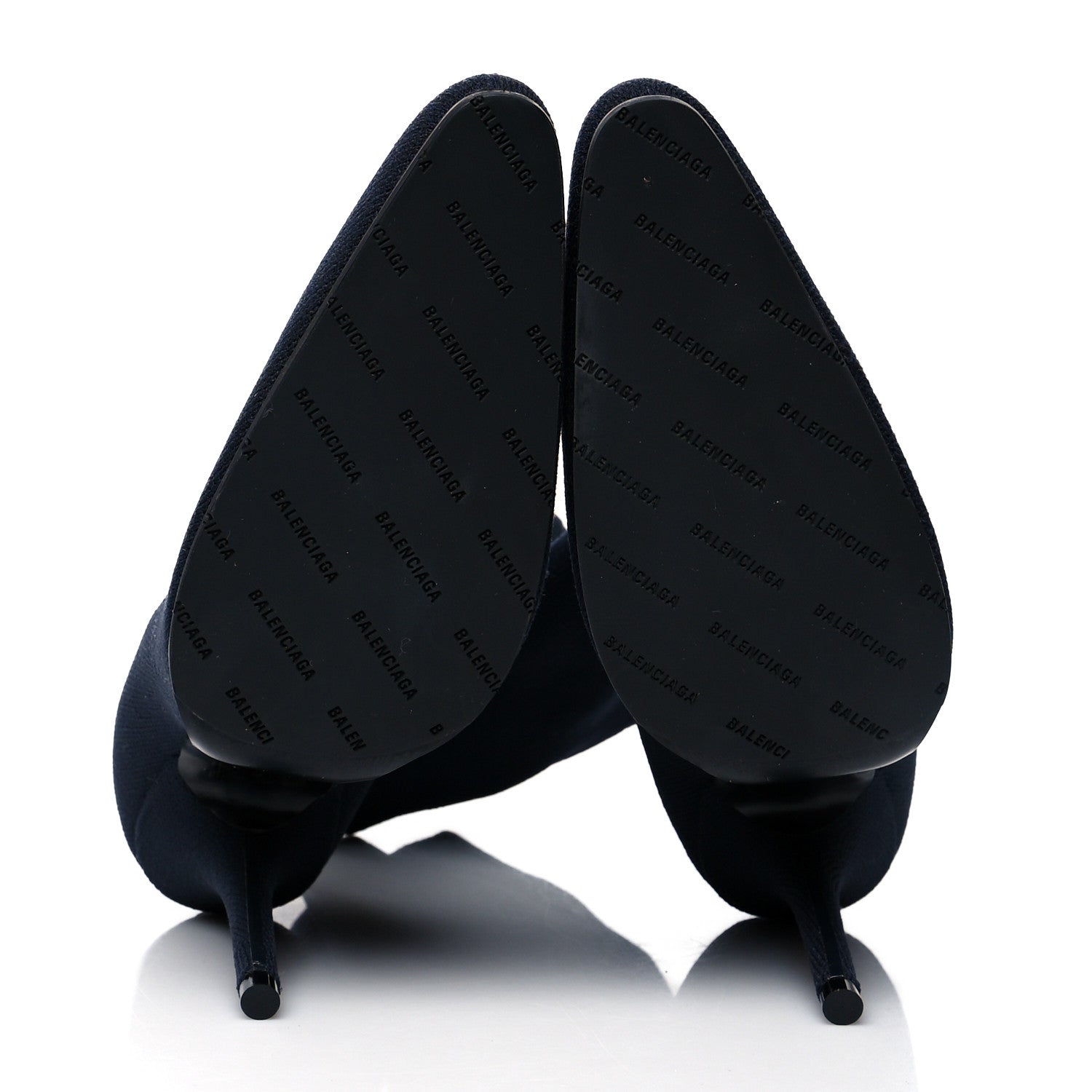 Balenciaga Jersey Crepe Round Toe Knife Booties 38 5 of 7