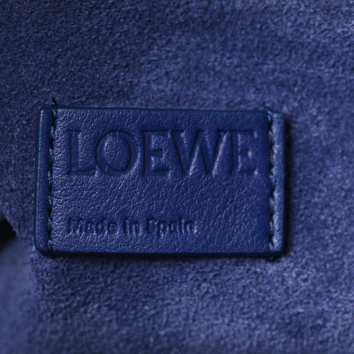Loewe Satin Calfskin Monochrome Flamenco Knot Clutch Deep Purple Glaze 6 of 10