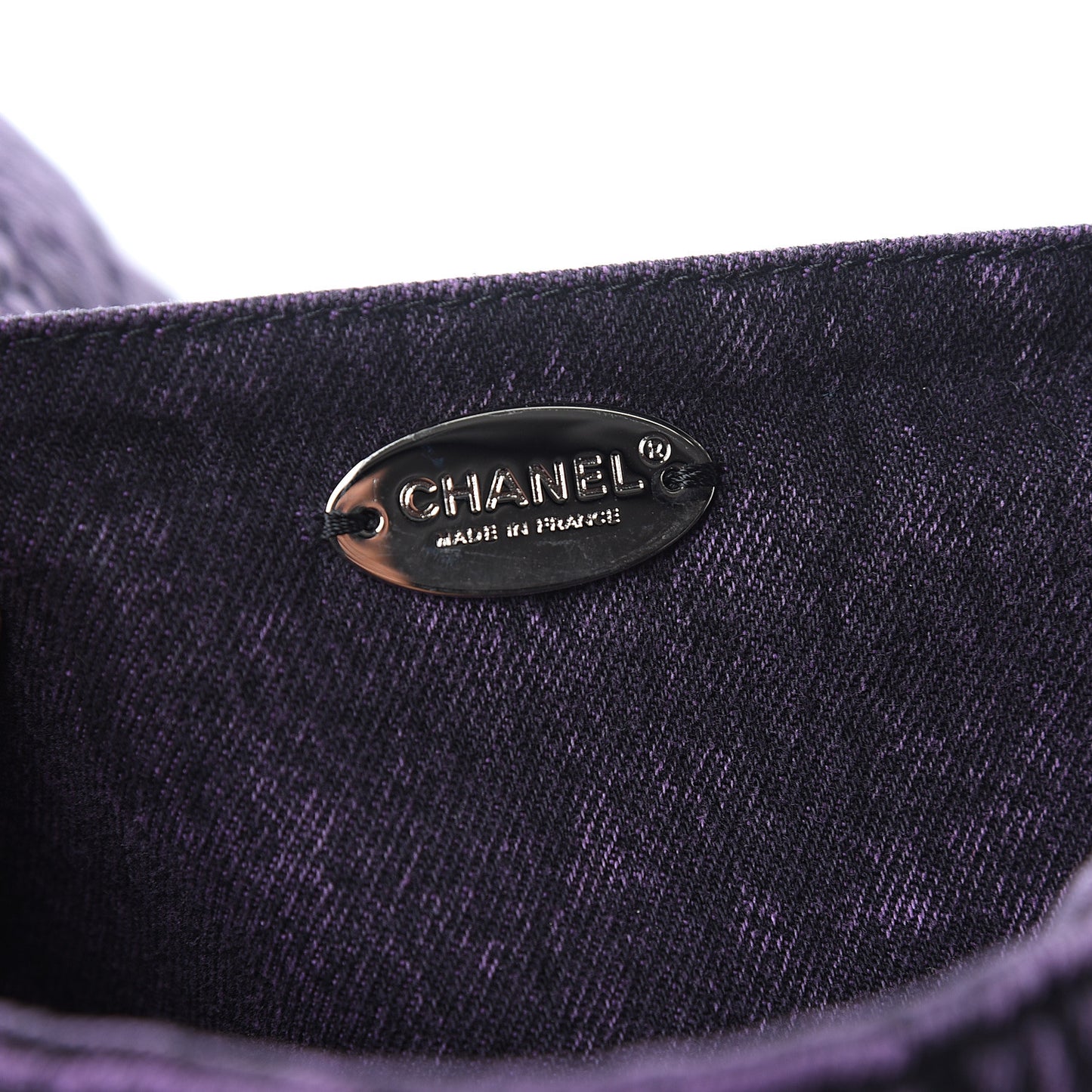 Denim Quilted Denimpression XXL Flap Purple Black