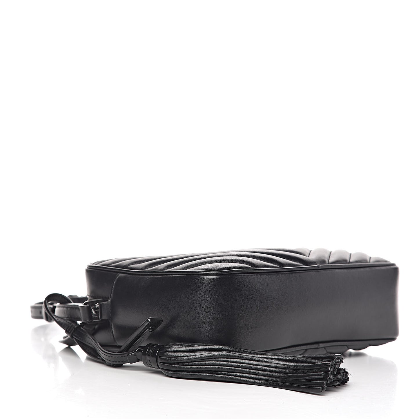 Calfskin Matelasse Monogram Lou Camera Bag Black