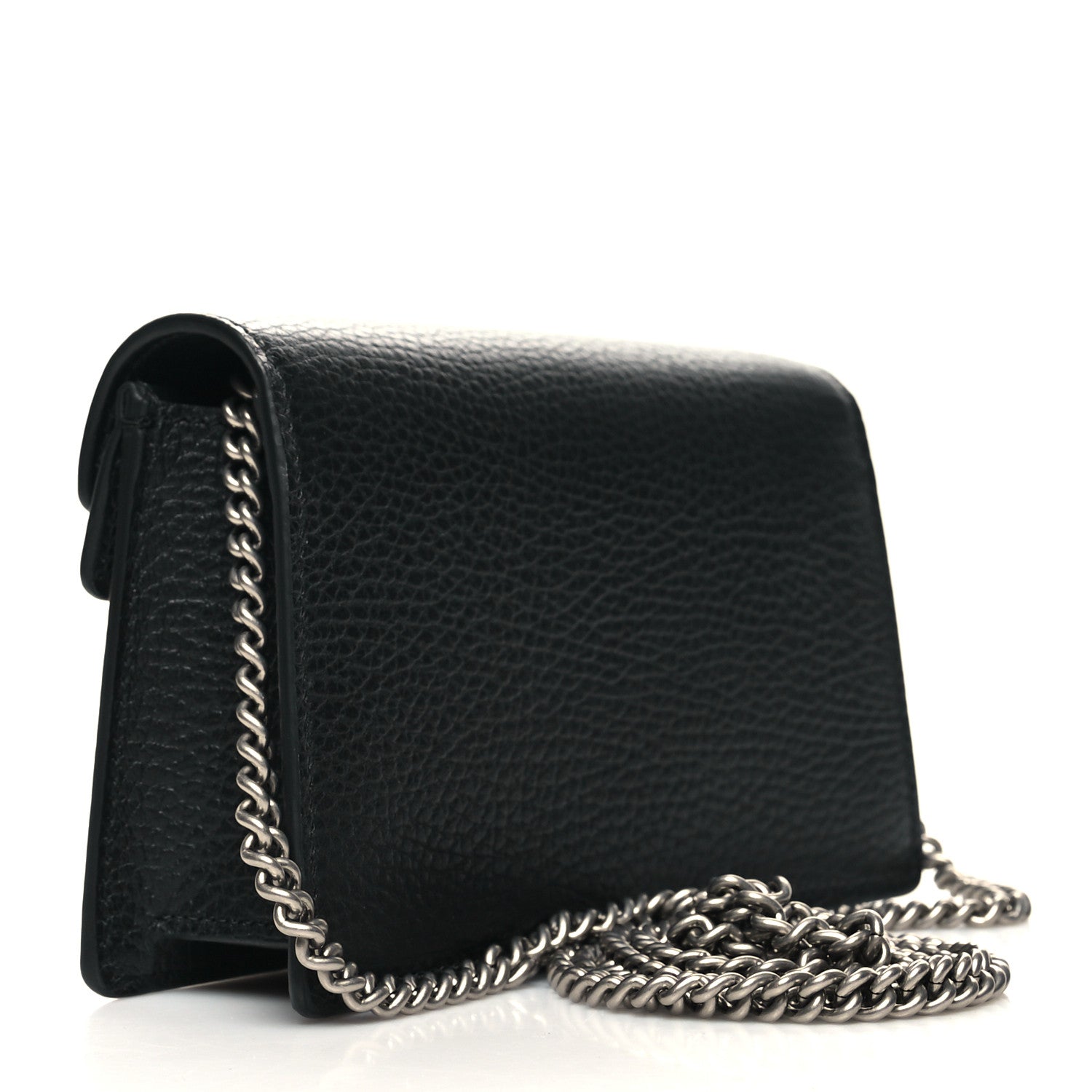 Gucci Calfskin Super Mini Dionysus Shoulder Bag Black 3 of 10