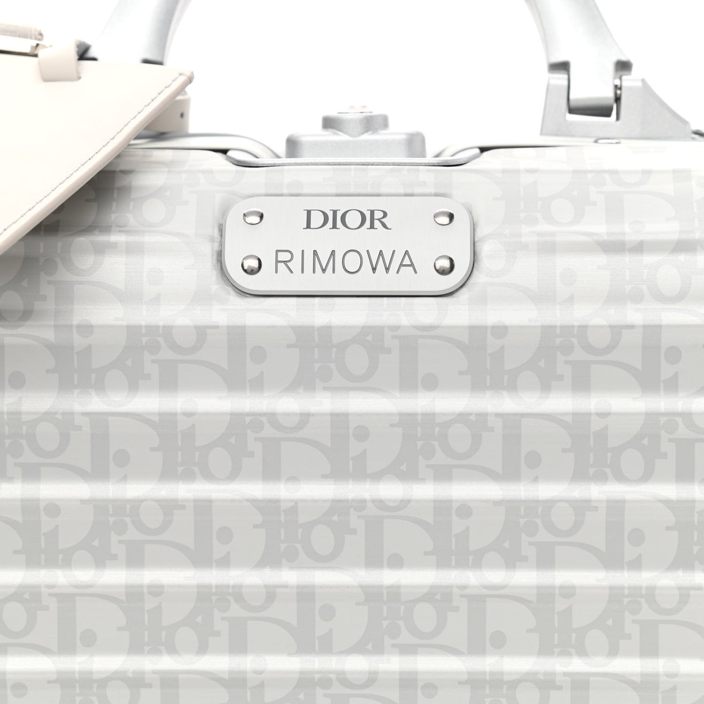 X RIMOWA Aluminum Oblique Hand Case Grey