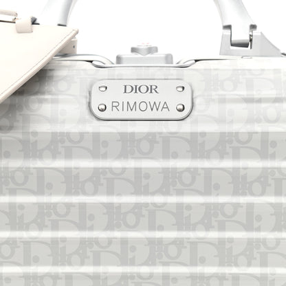 Christian Dior X RIMOWA Aluminum Oblique Hand Case Grey 7 of 9