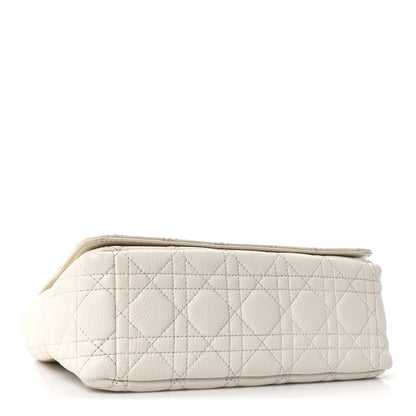 Christian Dior Supple Calfskin Cannage Medium Caro Bag Ivory 4 of 10