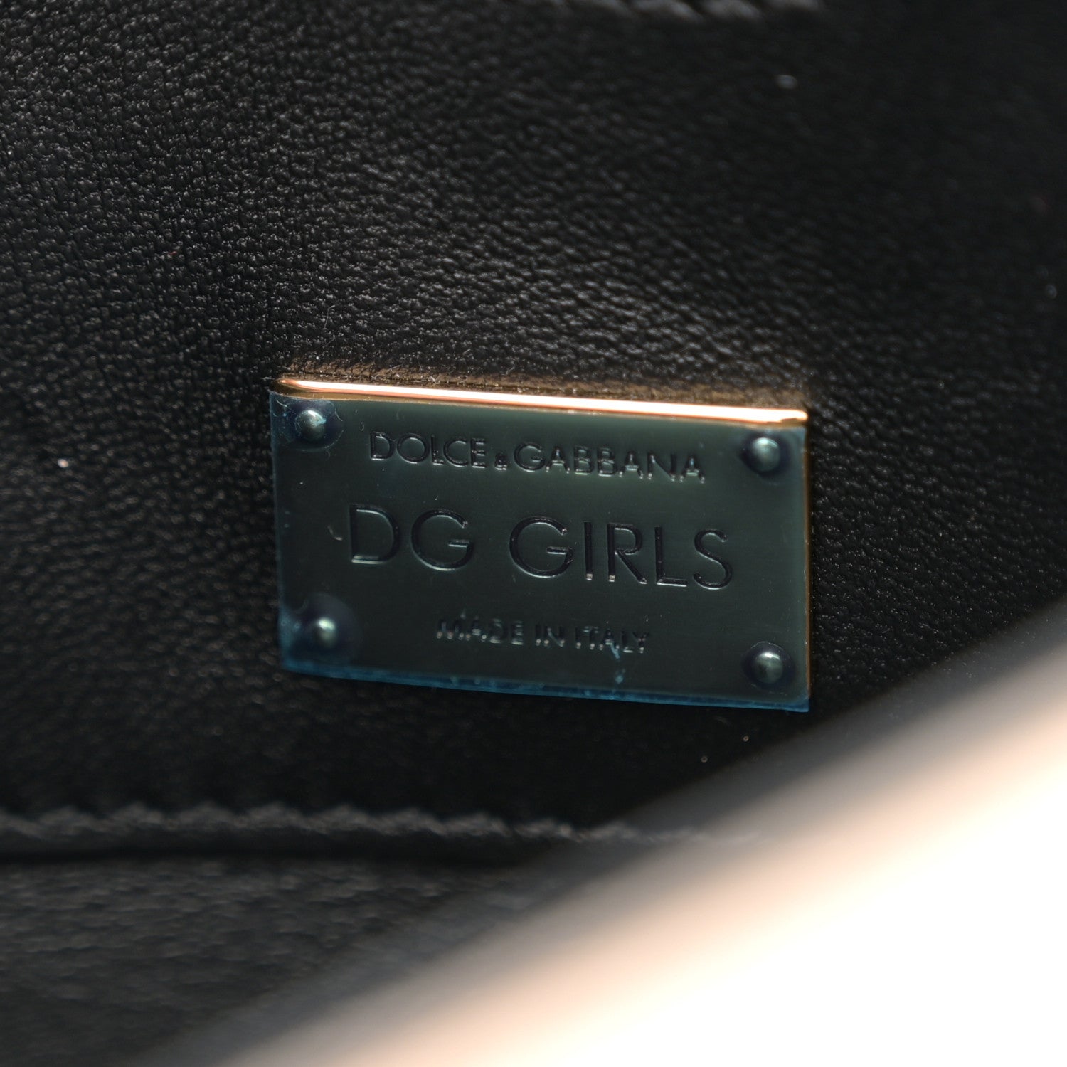 Dolce & Gabbana Metallic Nappa Mini DG Girls Shoulder Bag Pink 6 of 15