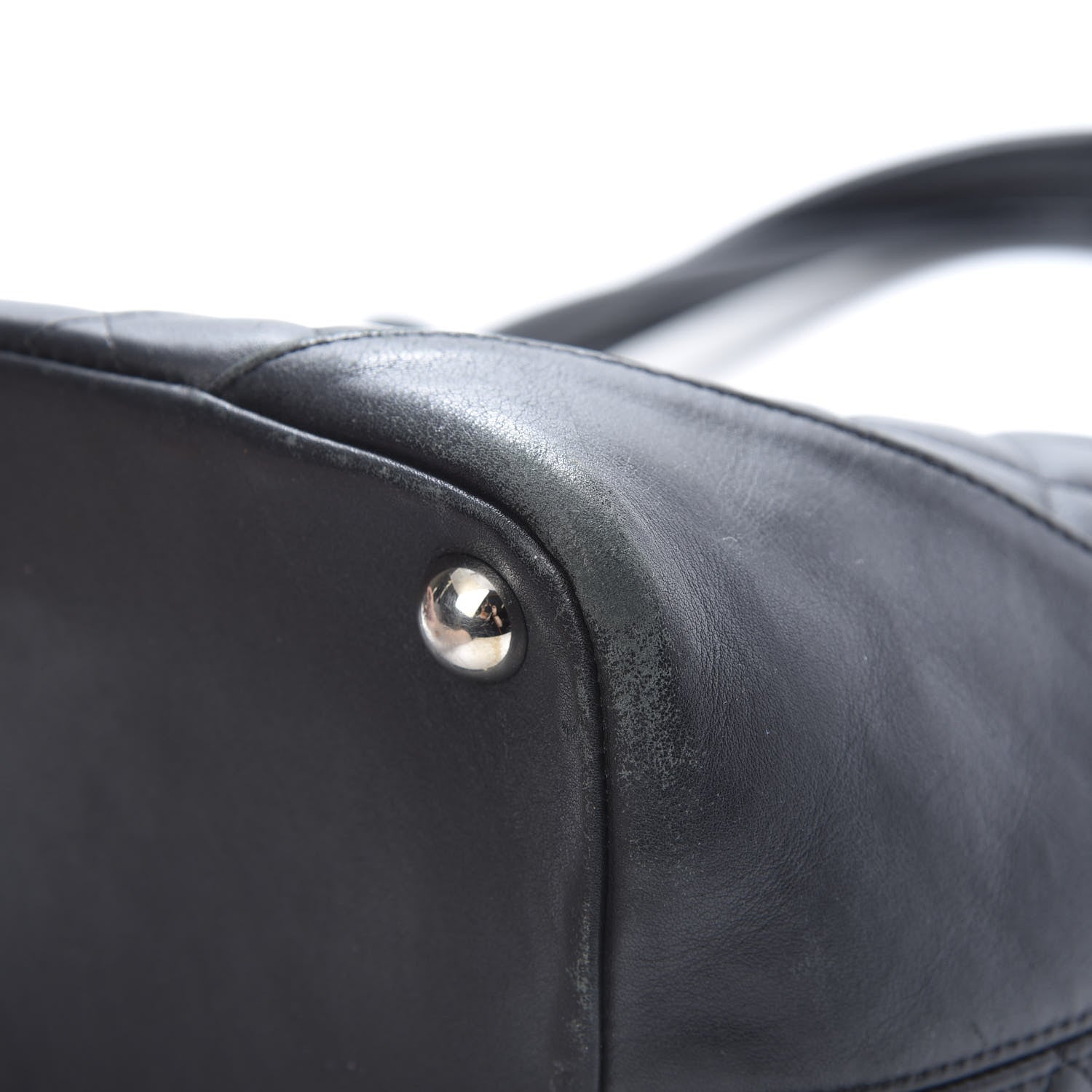 Chanel Calfskin Quilted Large Cambon Tote Black 10 of 18