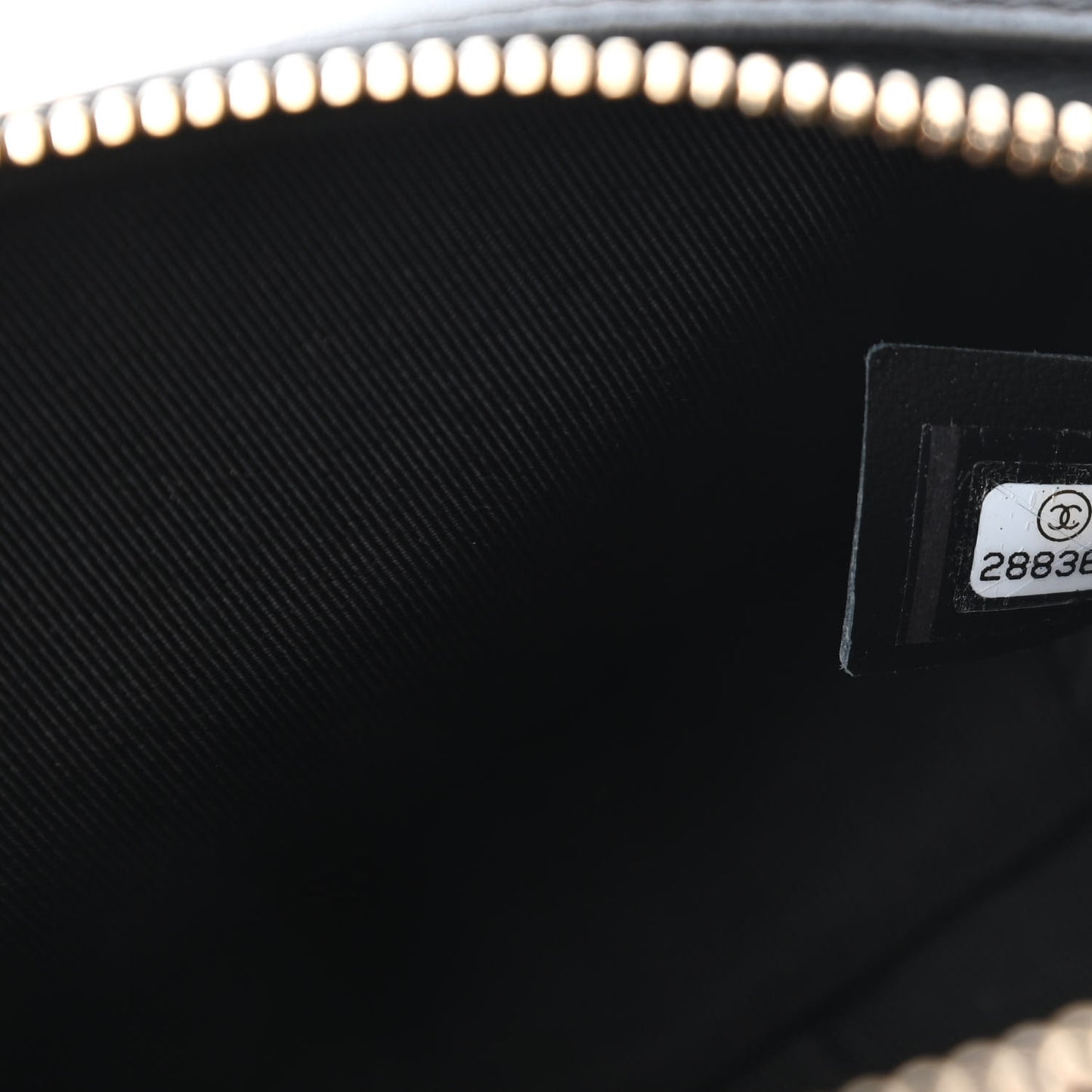 Lambskin Quilted Waist Bag Fanny Pack Black