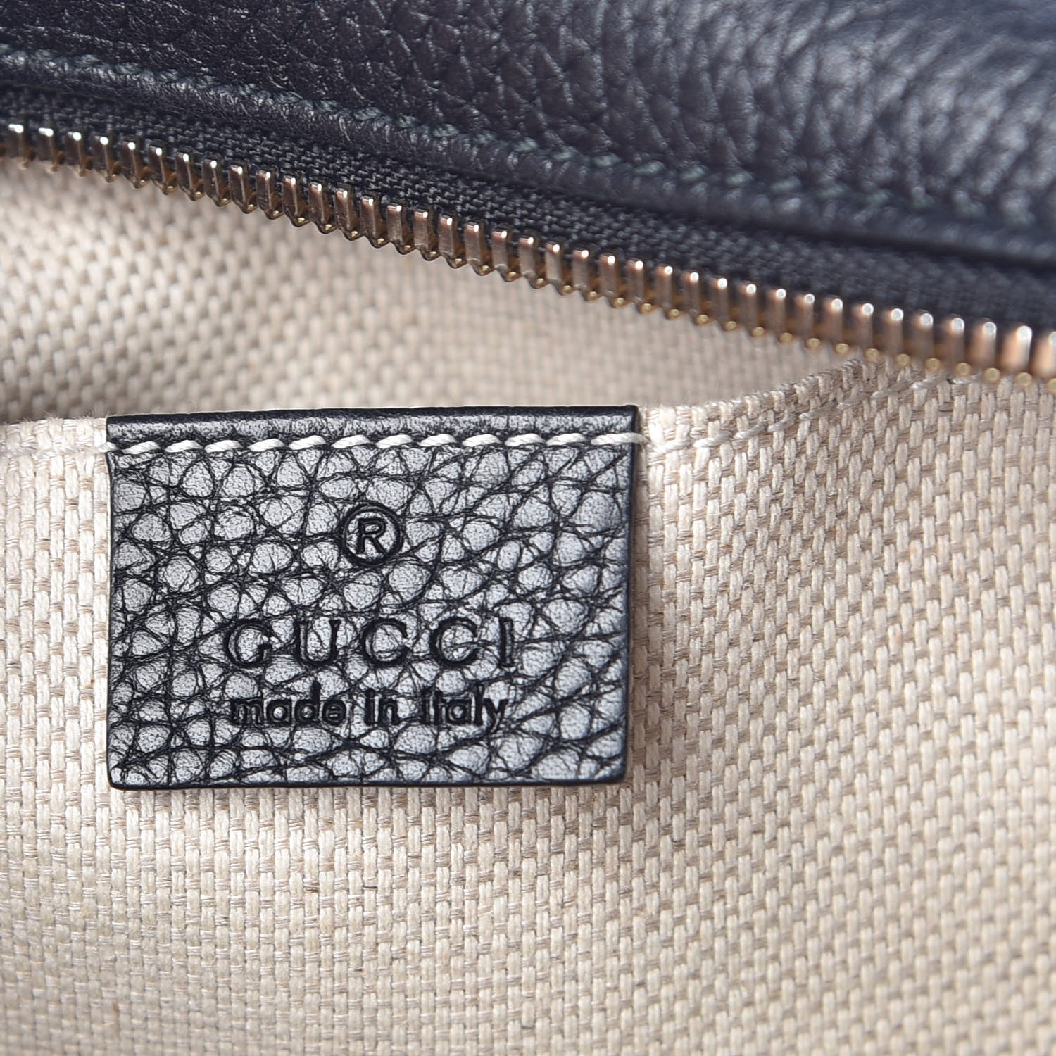 Gucci Pebbled Calfskin Small Soho Disco Bag Black 6 of 12