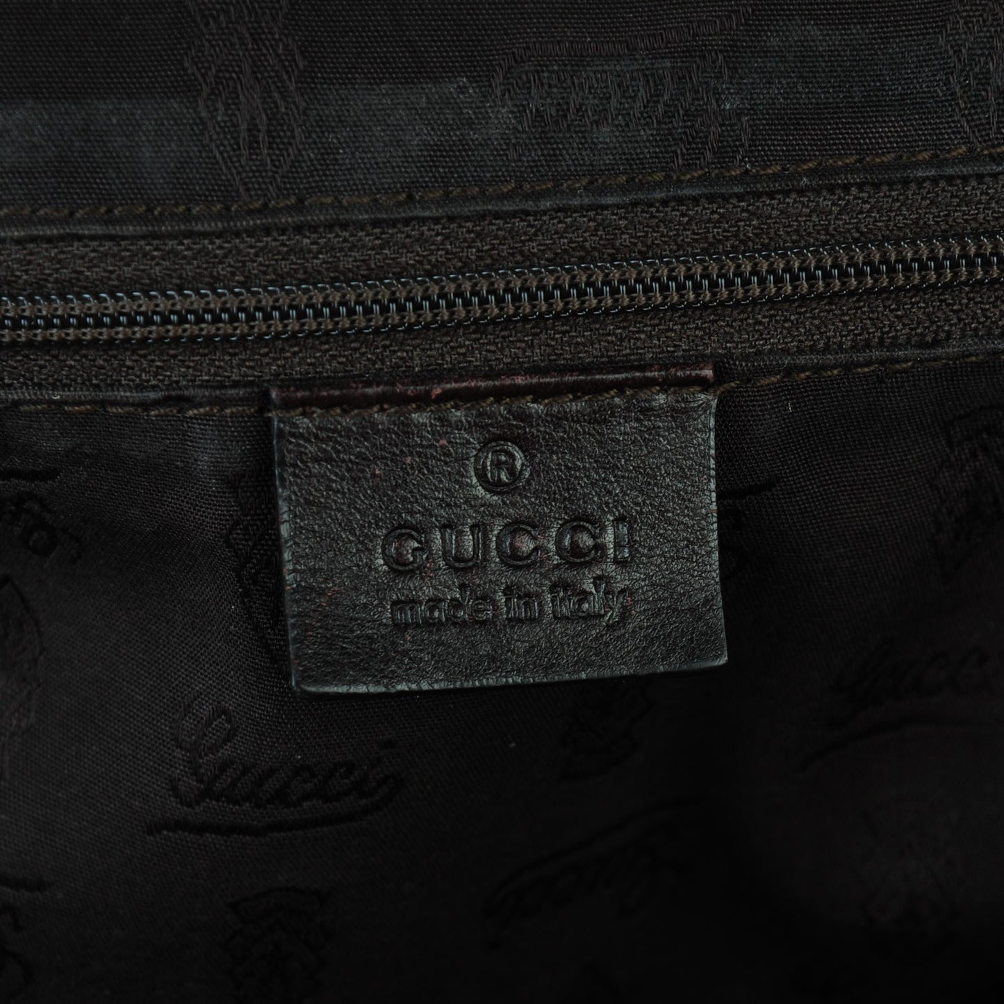 Guccissima Medium Sukey Boston Chocolate