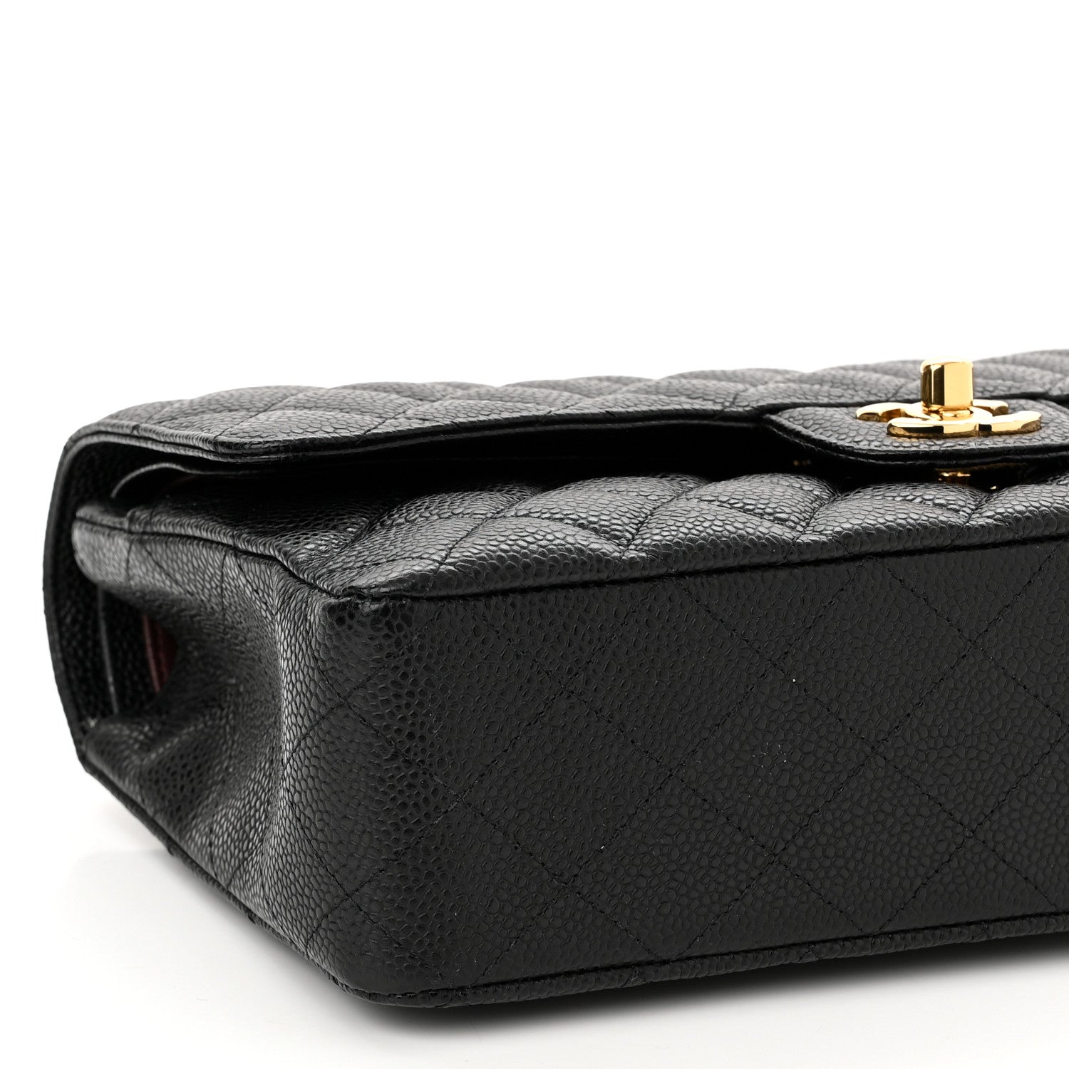 Chanel Caviar Quilted Medium Double Flap Black 9 of 14