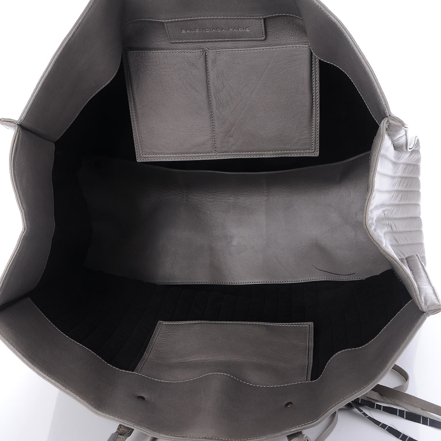 Balenciaga Veau Papier A4 Stitched Tote Grey 5 of 16