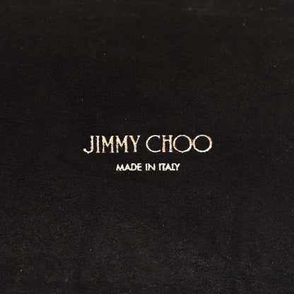 Jimmy Choo Calfskin Leopard Lockett Petite Shoulder Bag Black 6 of 9
