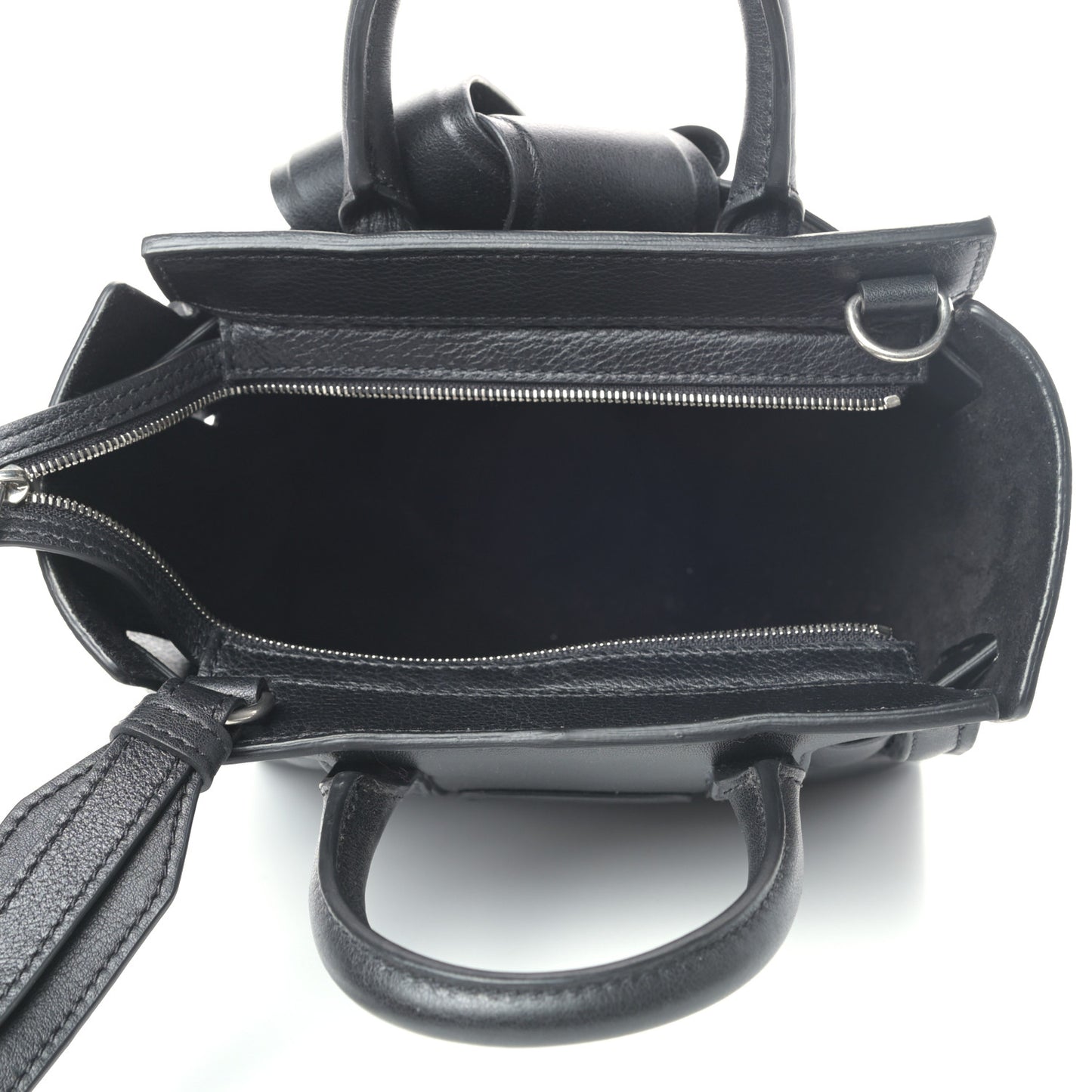 x ACNE STUDIOS Grained Calfskin Musubi Bayswater Satchel Black