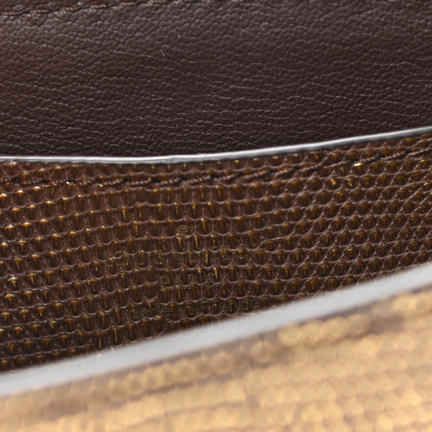 Louis Vuitton Lizard Twist Shoulder Bag Mini Gold 7 of 10