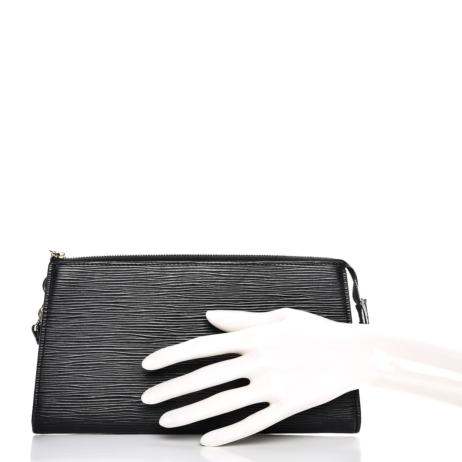 Louis Vuitton Epi Pochette Accessories 24 Black 2 of 9