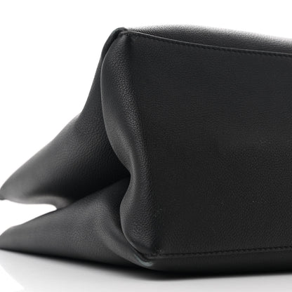 Louis Vuitton Grained Calfskin Lockme Shopper Black 10 of 14