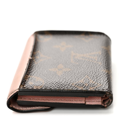 Louis Vuitton Monogram Zoe Wallet Rose Ballerine 11 of 12