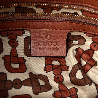 Gucci Calfskin Large Indy Top Handle Hobo Brown 7 of 10