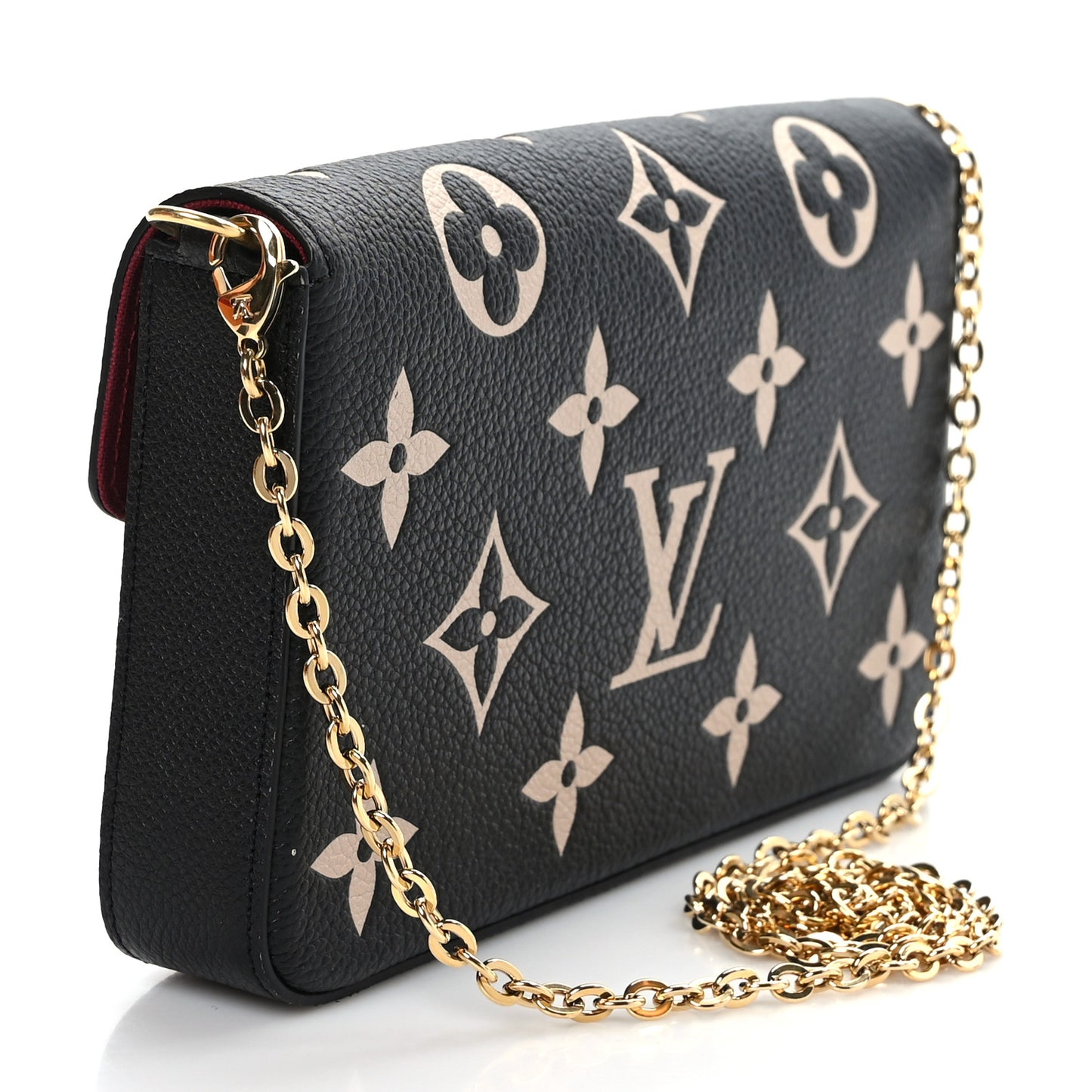Empreinte Monogram Giant Felicie Pochette Black Beige