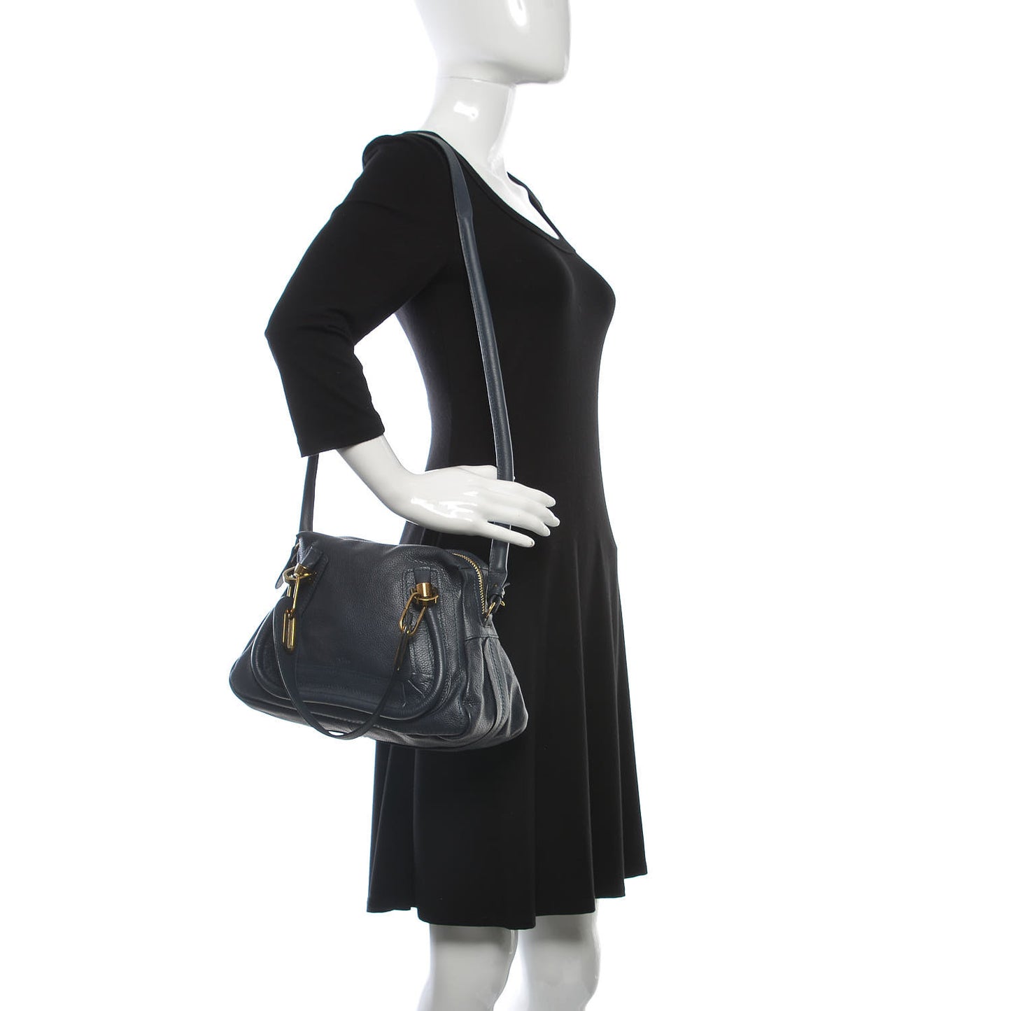 Calfskin Small Paraty Navy