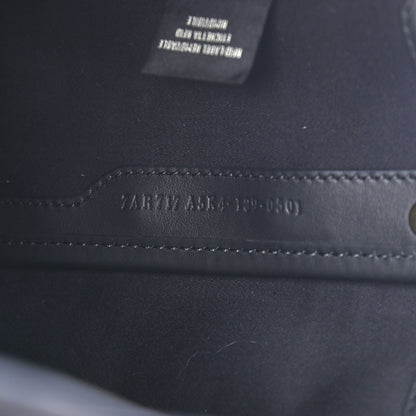Fendi Glazed Fabric Vitello Century FF 1974 Stamp Patch Mini Peekaboo Defender Cover Mogano Panna Black 7 of 9