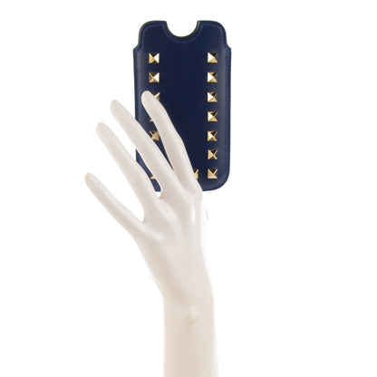 Prada VALENTINO Vitello Rockstud Phone Case Blue 2 of 7