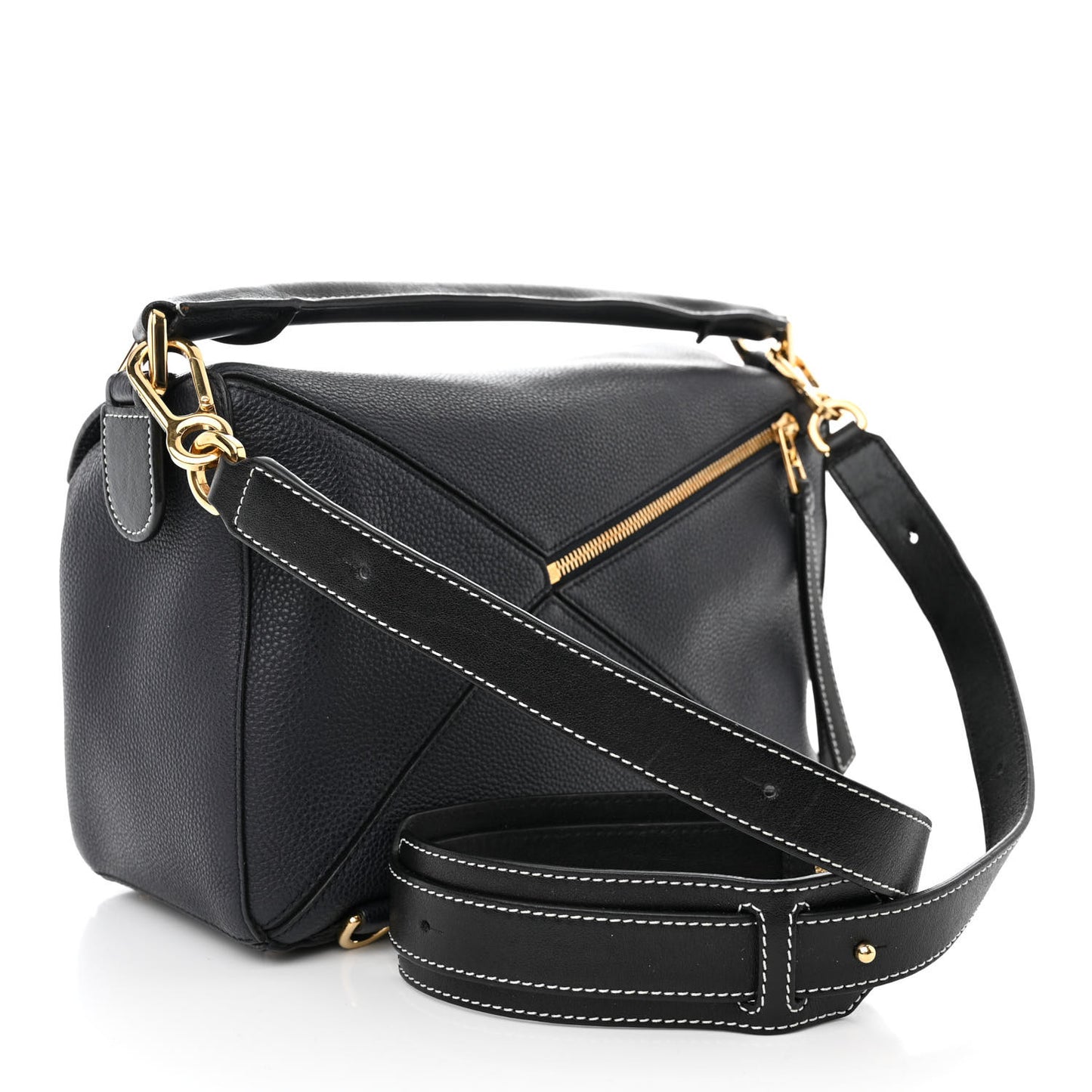 Calfskin Medium Puzzle Bag Midnight Blue