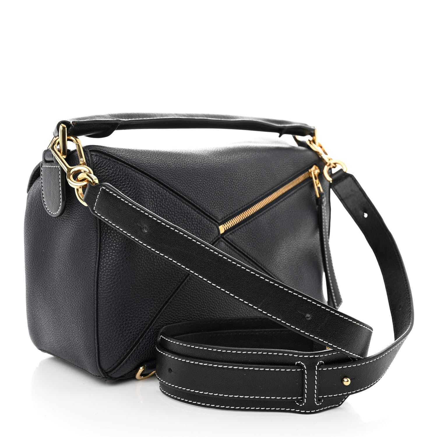 Loewe Calfskin Medium Puzzle Bag Midnight Blue 3 of 10
