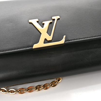 Louis Vuitton Calfskin Chain Louise GM NM Black 12 of 12