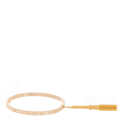 Cartier 18K Yellow Gold Small LOVE Bracelet 16 4 of 5