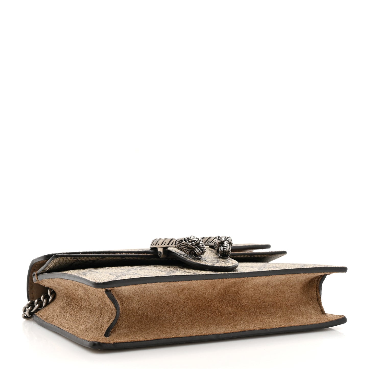 GG Supreme Monogram Super Mini Dionysus Shoulder Bag Taupe