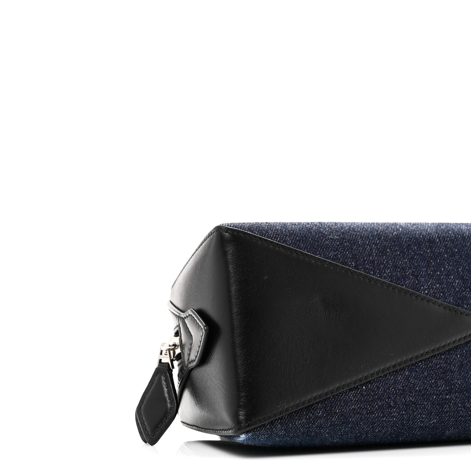 Alaia Denim Calfskin Medium Le Teckel Bag Bleu Denim 9 of 10