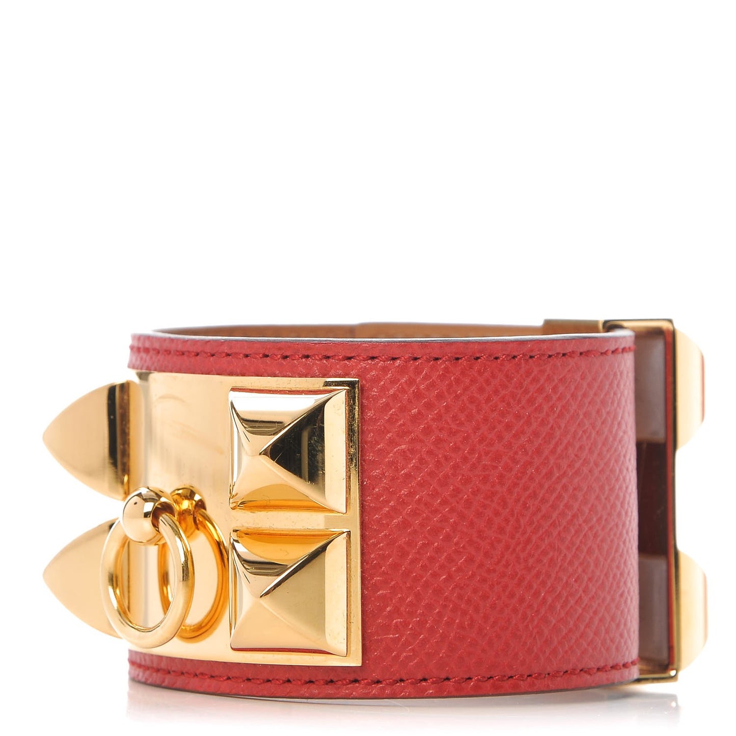 Epsom Collier de Chien CDC Bracelet S Rouge Casaque
