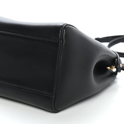 Fendi Nappa Mini Peekaboo Iconic Satchel Black 9 of 9