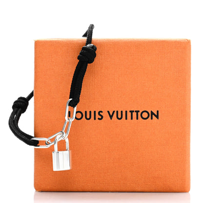 Louis Vuitton X UNICEF Sterling Silver Lockit Bracelet Black 4 of 4
